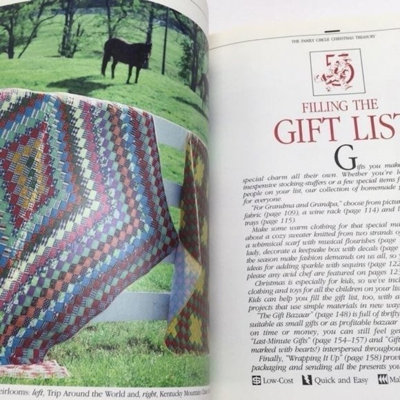 Family Circle Craft Book Christmas Treasury - Picture 8 of 8